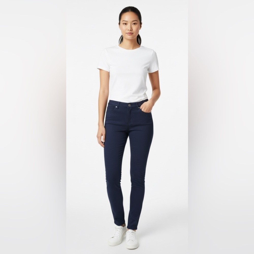 Express- Mid Rise- Leggings-Stretch-Navy Blue - Supersoft- Size 4R